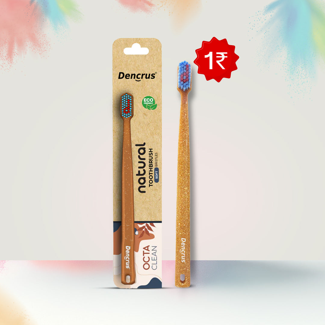 Bamboo Toothbrush OCTA CLEAN – Adult (Bamboo Husk)