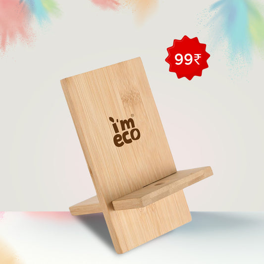 Bamboo Mobile Stand | Lightweight, Eco-Friendly & Easy to Assemble