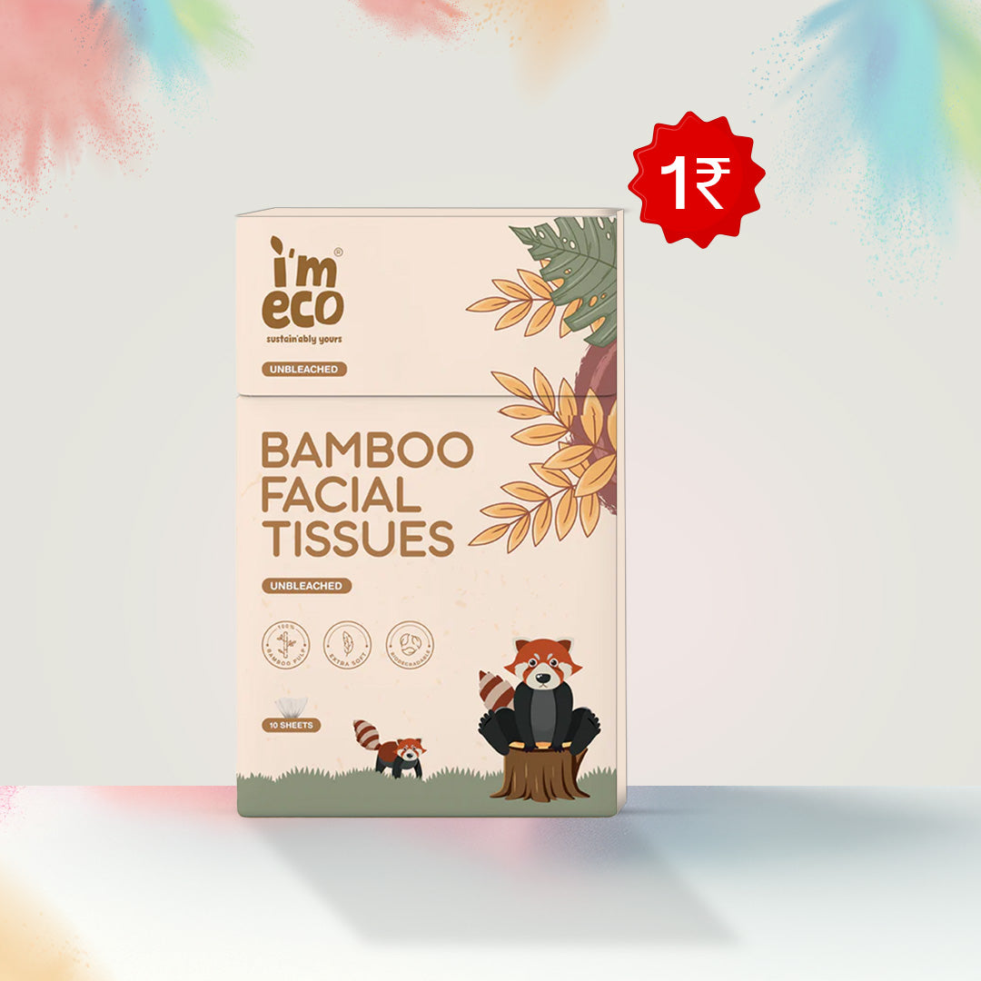 Bamboo Pocket Tissues - 100% Natural, Ultra-Soft & Hypoallergenic