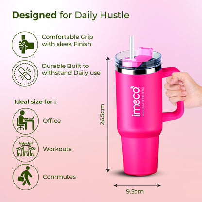ECO-SIPPER PRO Stainless Steel Sipper (850 ml)