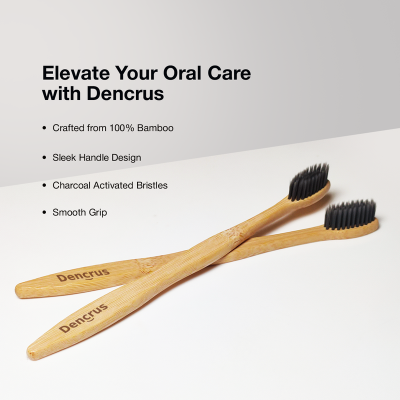 Natural Clean Bamboo Toothbrush – with Charcoal Bristles