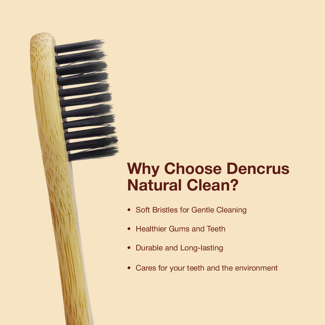 Natural Clean Toothbrush - Charcoal Bristles