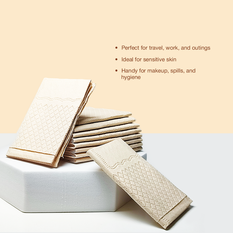 Bamboo Office Desk Essentials - ECO BLOOM Bamboo Water Bottle with Mobile Stand, Bamboo Diary with Pen and Pocket Tissue (2 Pack)