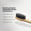 Natural Clean Bamboo Toothbrush – with Charcoal Bristles