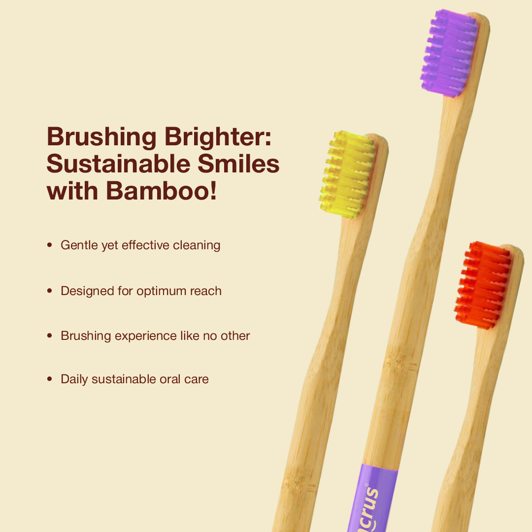 Orby Plus Toothbrush & Bamboo Disposable Razor (Combo Pack)