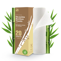 Bamboo Kitchen Towel Roll – Ultra-Soft & Absorbent (20 sheets)