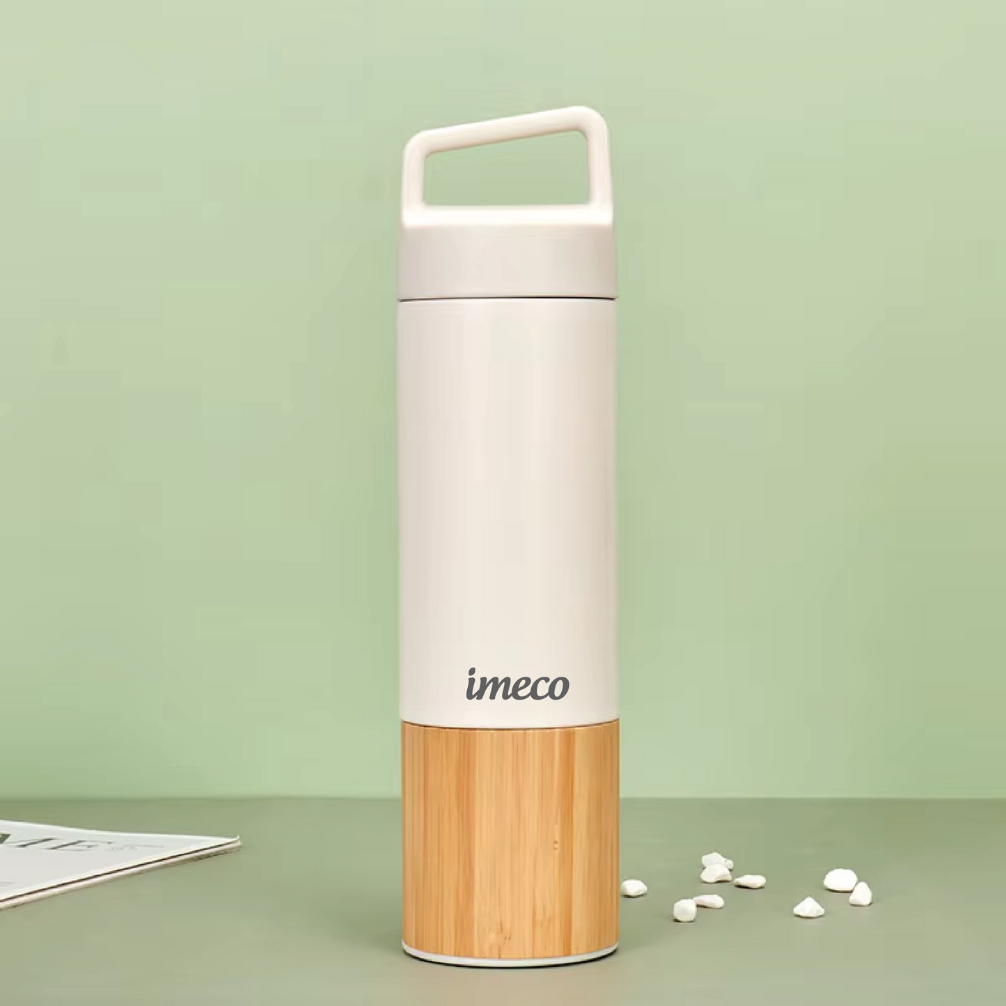 ECO-Edge Bamboo Stainless Steel Bottle (600 ml)