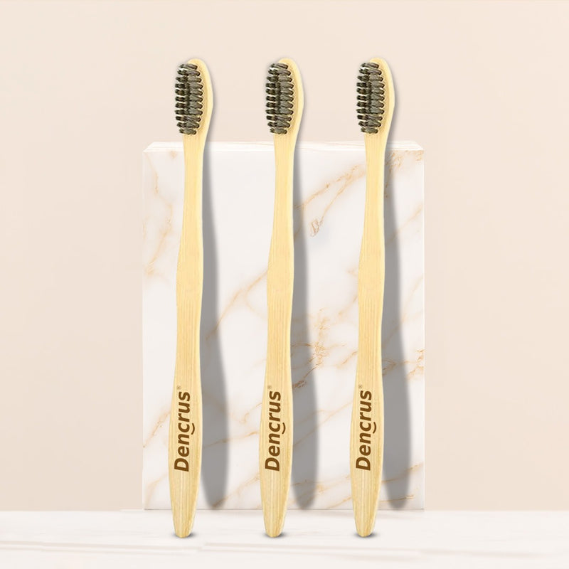 Natural Clean Bamboo Toothbrush – with Charcoal Bristles