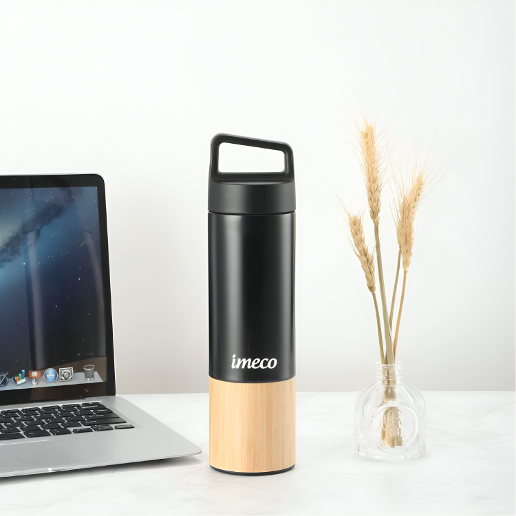 ECO-Edge Bamboo Stainless Steel Bottle (600 ml)