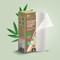 imeco reusable kitchen bamboo towel packaging with a white background