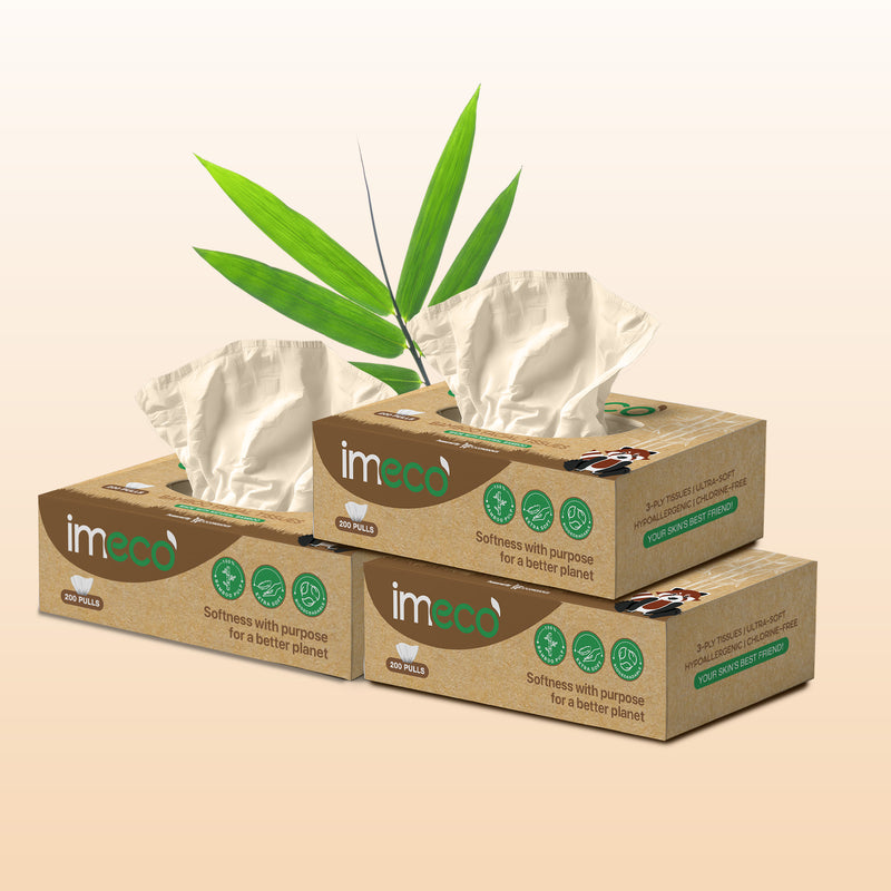 Bamboo Facial Tissues – Ultra-Soft, Biodegradable & Skin Safe